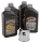 Evo XL Platinum oil service kit Chrome (FR)