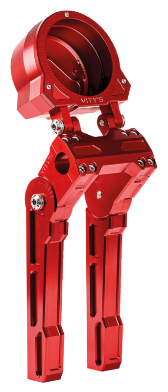 10" Adj. Risers/Gauge Red FXLRS22-Up (FR)