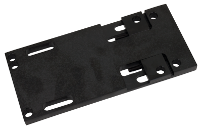 Adjustable transmission plate 79-86 blac