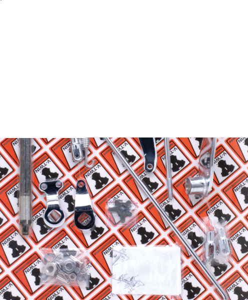 Mechanical brake kit chrome BT36-57 (FR)