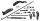 Mechanical brake kit parkerized BT36-57 (FR)