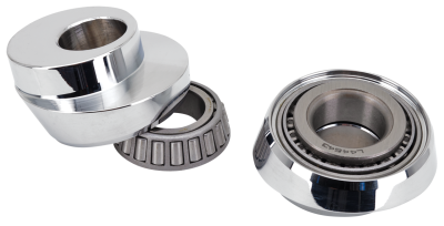 Chrome 7dgr raked neck cups w/bearings