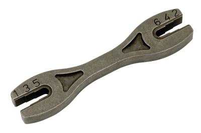 Spoke wrench, 6-jaw type (FR)
