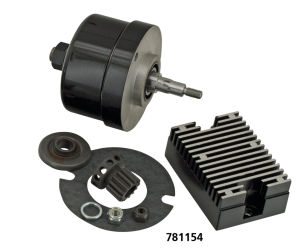 Alternator conversion kit 45ci37-73 Blk (FR)