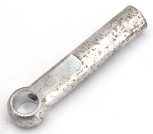 End hand shifter rod white plated (FR)