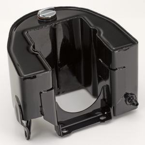 Oil tank OEM style BT38-57, black (FR)