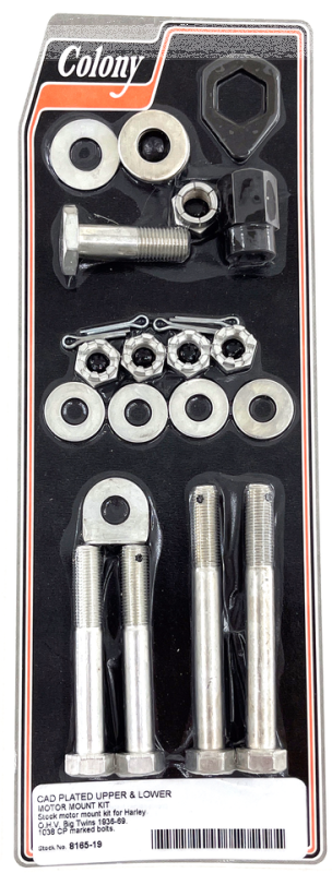 Upper+lower motor mount kit BT36-69 WhPl (FR)