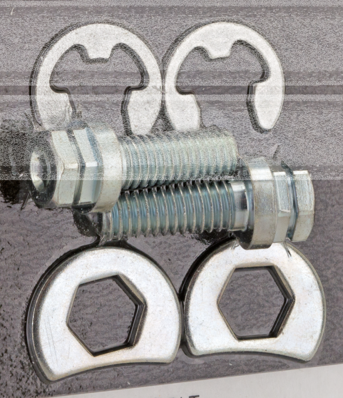 Zinc Exhaust lock bolt kit BT66-84 (FR)