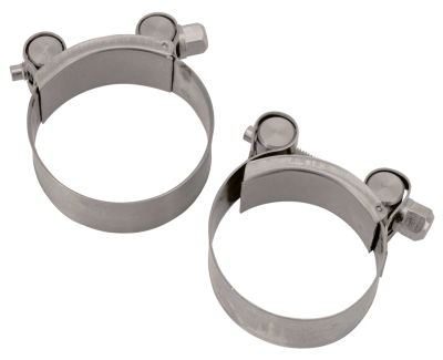 Stainless muffler clamp 2" mufflers (FR)