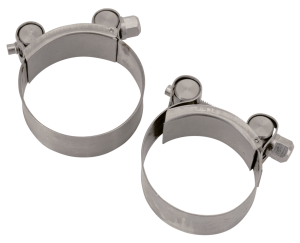 Stainless muffler clamp 2" mufflers (FR)