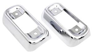4" Muffler Chr Bracket Covers FLT/H86-16 (FR)