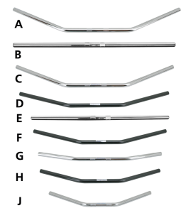 FEHLING DRAG BAR 1" 82CM 3-hole black