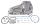 Polished primary cover kit FL70-84 (FR)