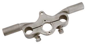 Satin offset Springer top clamp f/risers