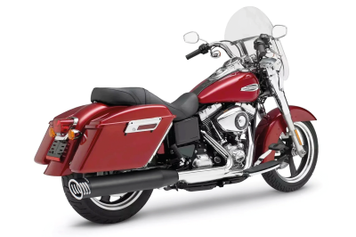 FLD/FXDL12-17 RACING 4" SINGLE SO BK/BK