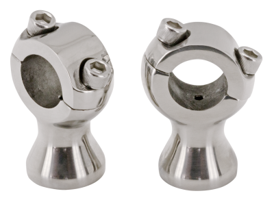 Polished stainless Speedfreak riser set (FR)