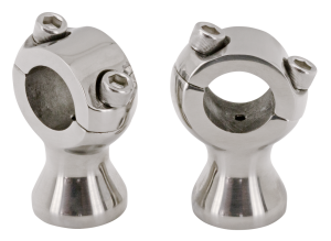 Polished stainless Speedfreak riser set (FR)