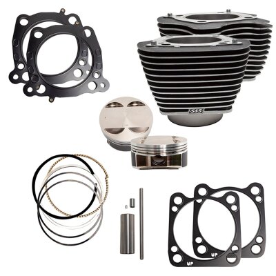 ME17-up 124" big bore kit black w/highli (FR)