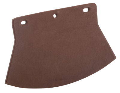 Flap mudguard brown leather (FR)