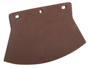 Flap mudguard brown leather (FR)