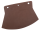 Flap mudguard brown leather (FR)
