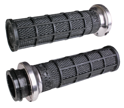 Hart Luck lock-on TBW grip Blk/blk/sil (FR)