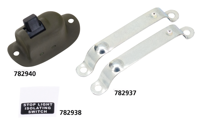 Clamps, auxiliary toggle switch WLC (FR)