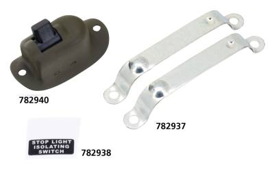 Clamps, auxiliary toggle switch WLC (FR)