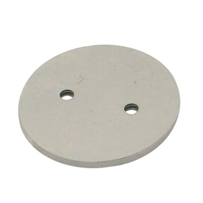 Plate, throttle - 2 1/16" brass (FR)