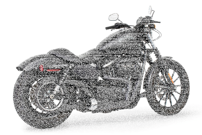 US OUTLAW LOW 2-1 BLK/CH XL04-UP (FR)