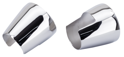 TRANSITION CONES Chrome f/4" Indian mffl (FR)