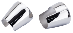 TRANSITION CONES Chrome f/4" Indian mffl (FR)