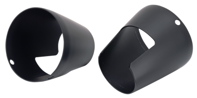 TRANSITION CONES Black f/4" Indian mfflr (FR)