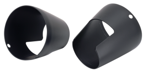 TRANSITION CONES Black f/4" Indian mfflr (FR)