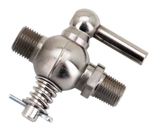 Nickel plated petrol valve 1916-1939 (FR)