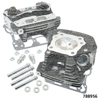 SS 89cc cyl head kit TC06-17 blk .650"S (FR)