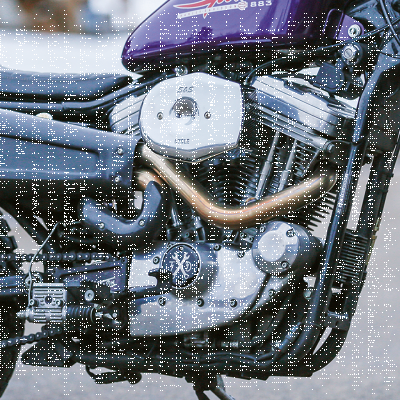 S&S Stealth Tribute Chrome A/C cover (FR)