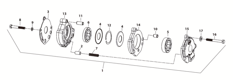 Rotor, Set, Oil Pump suppply (FR)