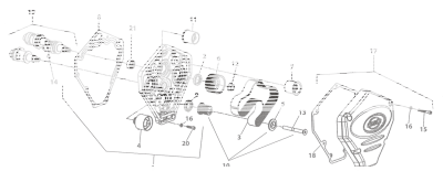 Key, woodruff - 1/8" x 1/2" ANSI#404 (CP (FR)