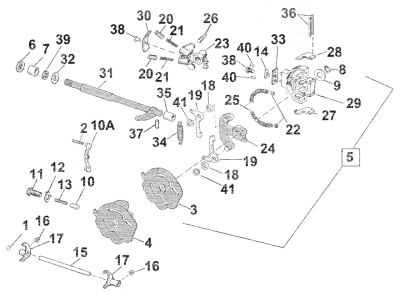 Pawl carrier XL74-84, BT79-86 (FR)