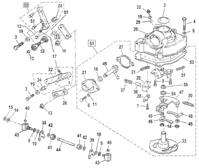Shaft, shift lever (FR)