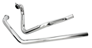 True Dual Exhaust Headers Chrome FL70-84 (FR)
