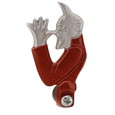 Devil license plate topper (FR)