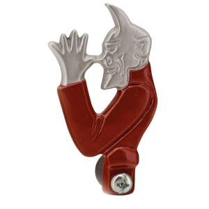 Devil license plate topper (FR)