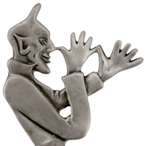 Devil license plate topper (FR)