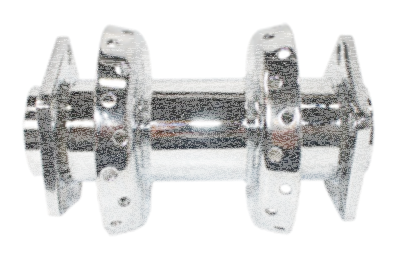 Wheel hub 86-99 rear chrome (FR)