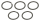 5Pck Bearing roller retaining ring .060" (FR)