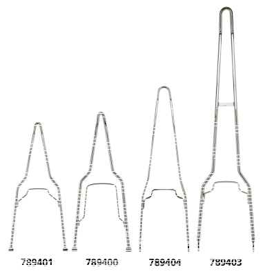 Chr rigid sissybar 26" high 6" flat fndr (FR)