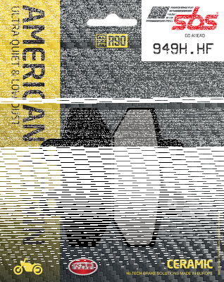 SBS HF Rear brake pads ST18-UP (FR)