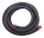 Black nylon braided hose 3/8"x305cm (FR)